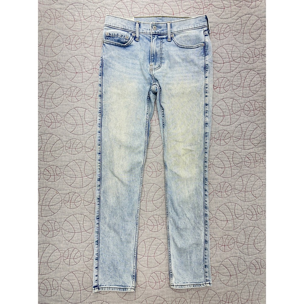 Abercrombie & Fitch Jeans Light Wash Skinny Stretch / Mens 28 x 32
